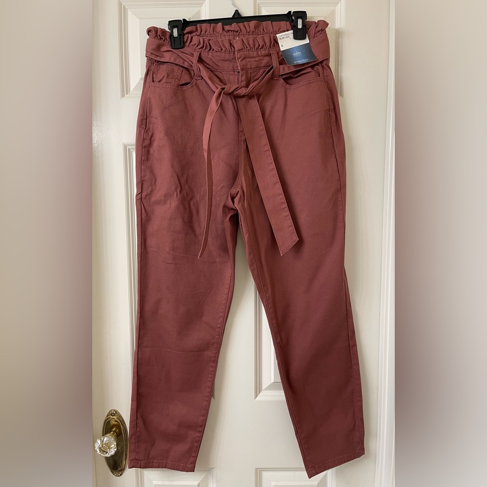 NY& Co. - Soho Jeans - Paperbag Waist Slim Size 8 - NWT!